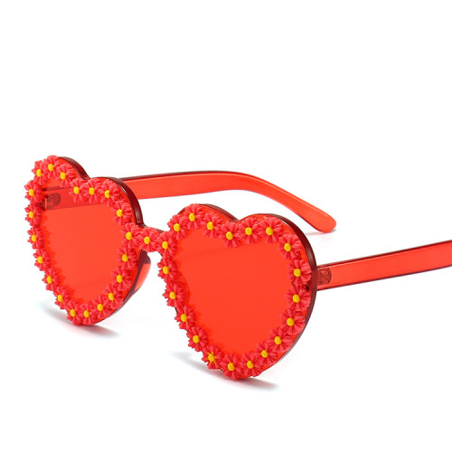 New Party Sunglasses Love Decal Decorative Glasses