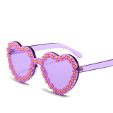 New Party Sunglasses Love Decal Decorative Glasses