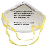 3M 8210 N95 Classic Disposable Particulate Cup Respirator, Standard (Pack of 20 Masks)