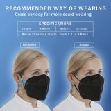 Black KN95 Face Masks 20 Pcs, in FDA CDC List, Filter Efficiency≥95% 5 Layers Masks