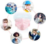 50 Pcs Pink Medical Surgery Disposable Masks 3 Layer Breathable Stretchable Elastic Ear Loops