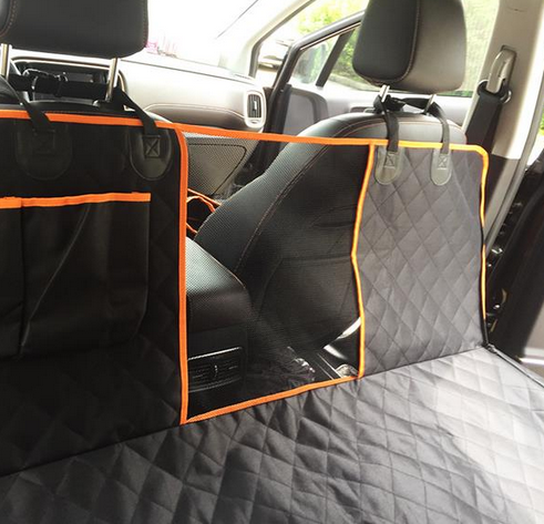  100% Waterproof Dog Car Seat Covers with Mesh Visual Window for Cars Trucks SUV 