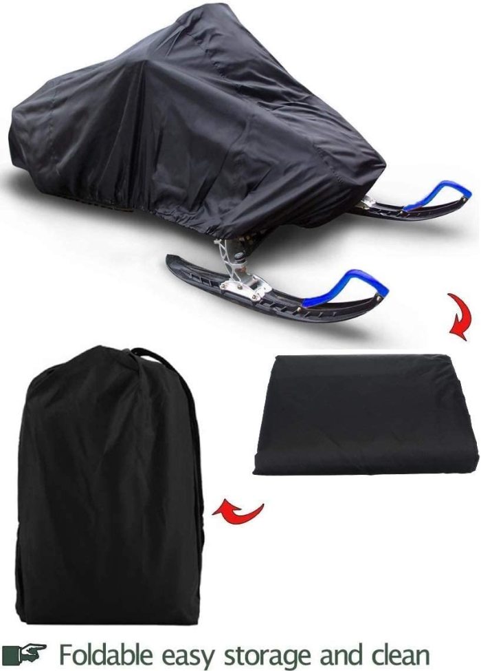 Waterproof Snowmobile Cover Fits 145 Inch Waterproof And Dustproof Snowmobile Cover