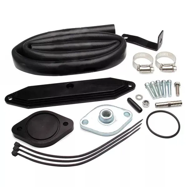 2011-2019 Ford 6.7L Powerstroke Diesel EGR Delete Kit w/Coolant Bypass Black