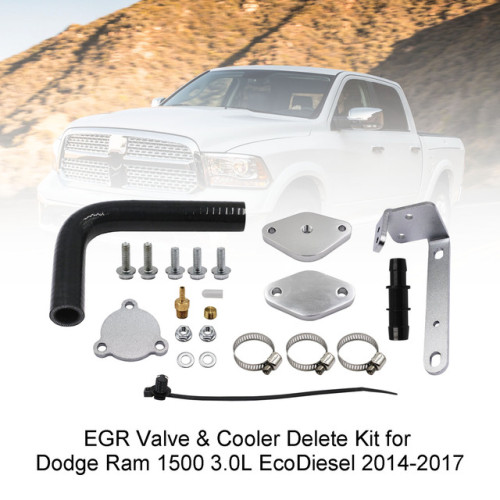 Dodge Ram 1500 3.0L EcoDiesel 2014-2017 EGR Valve & Cooler Delete Kit