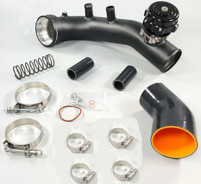 BMW N54 Charge Pipe Kit + Tial Flange + 50MM BOV for E88 E90 E92 E93 135I 335I