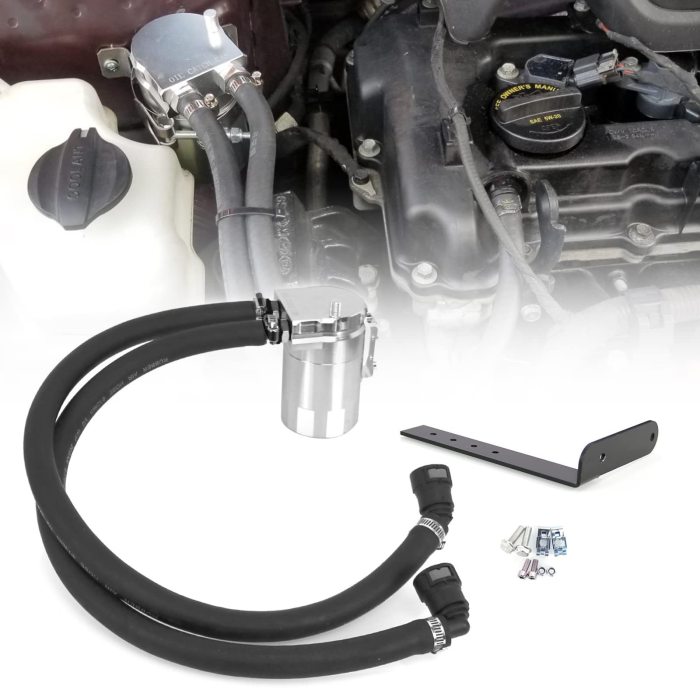 Oil Separator Reservoir Tank Compatible with Ford F150 2.7EB 3.5EB 5.0L Passenger Side 2011-2021