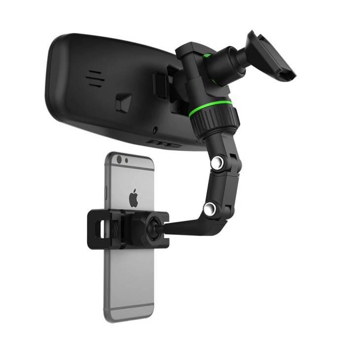 Multifunctional Rear View Mirror Phone Holder