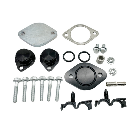 6.4 EGR Valve Delete Cooler Delete Kit for Ford F250 F350 F450 F550 6.4L Powerstroke Turbo Diesel 2008 2009 2010