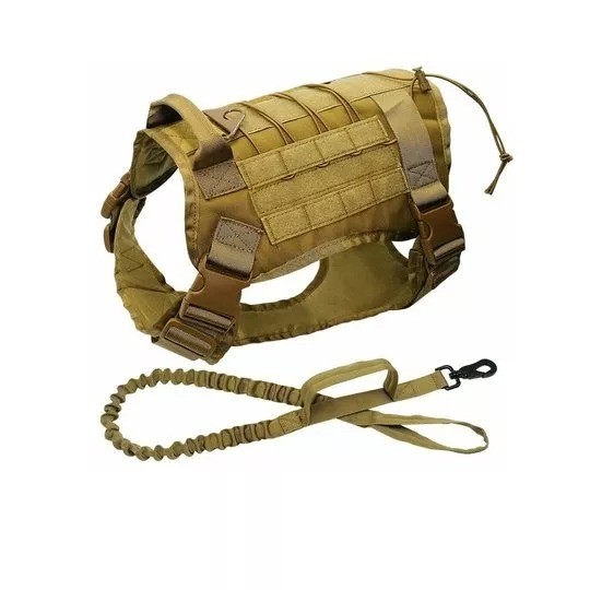 Military No-Pull Tactical Dog Harness Vest