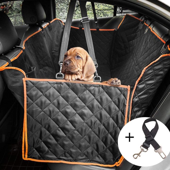 Premium Dog Car Seat Cover Waterproof Hammock Protector