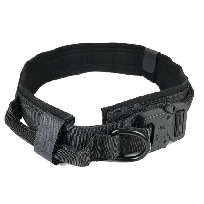 Dog Collar Adjustable Military Tactical Pets Dog Collars Leash Control - Tactical Military Dog Training Collar