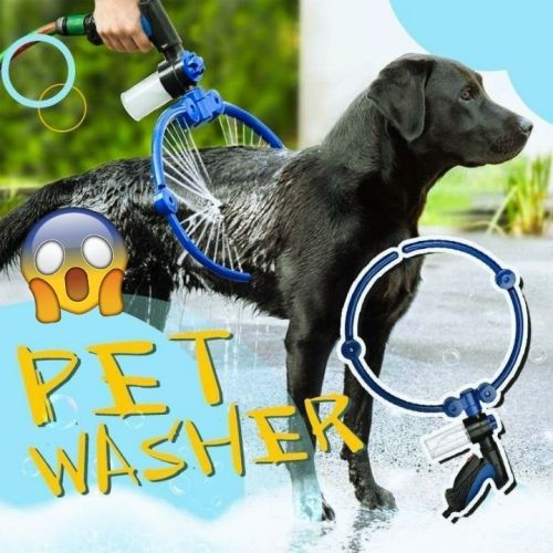 Ring Shaped Dog Shower Tool