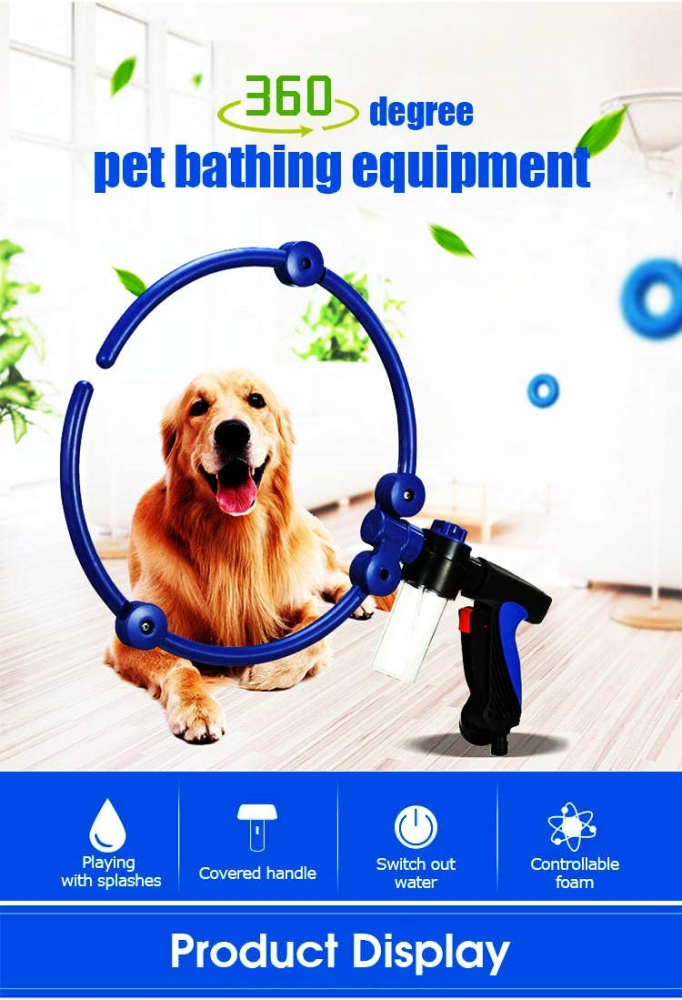 Ring Shaped Dog Shower Tool