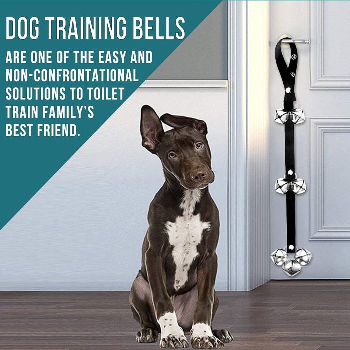 2 Pack Dog Doorbells Premium Quality Training Potty Great Dog Bells