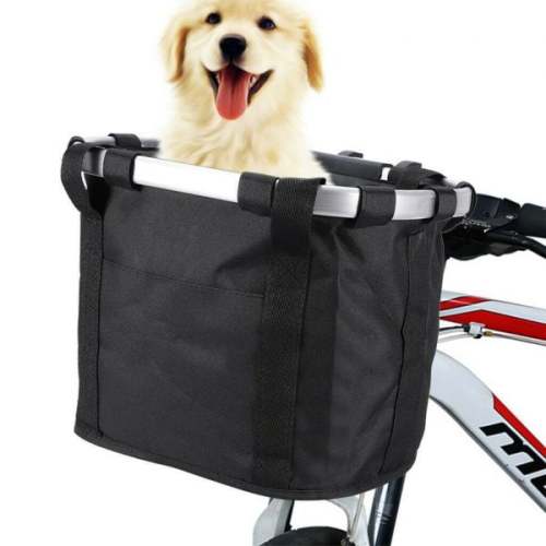Premium Bicycle Dog Basket Front Dog Carrier Basket