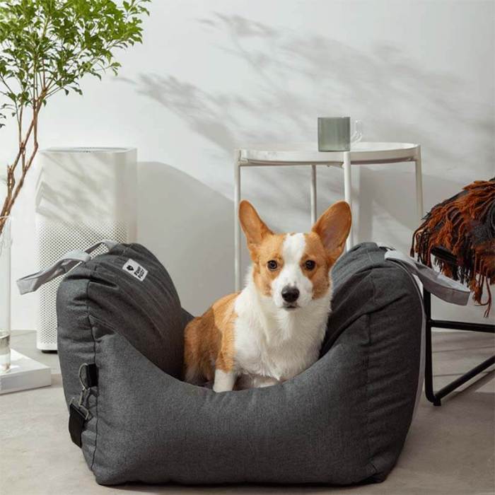 Travel Dog Car Seat Bed - Gymbag Water-Resistant