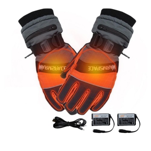 Rechargable Heated Motorcycle Gloves Battery Powered Touchscreen Warm Motorcycle Gloves
