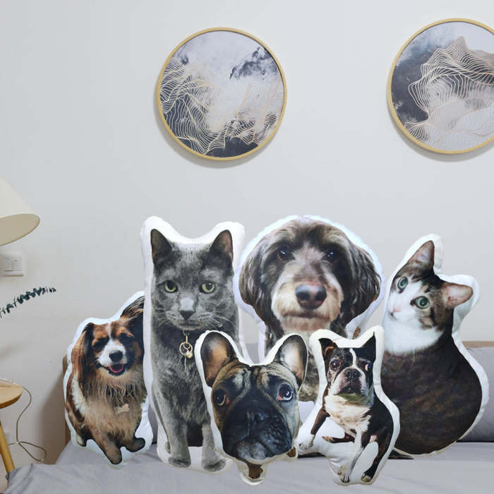 Custom Pet Shaped Pillow that Look Like your Pet