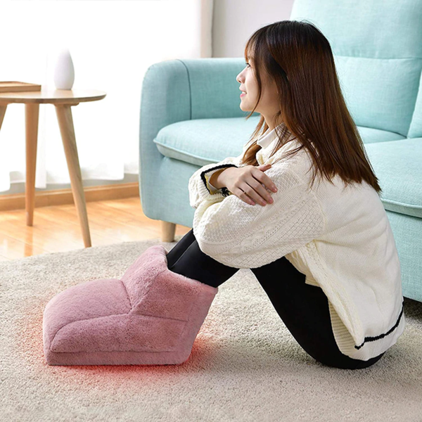 Electric Foot Warmer With Detachable Heating Pad