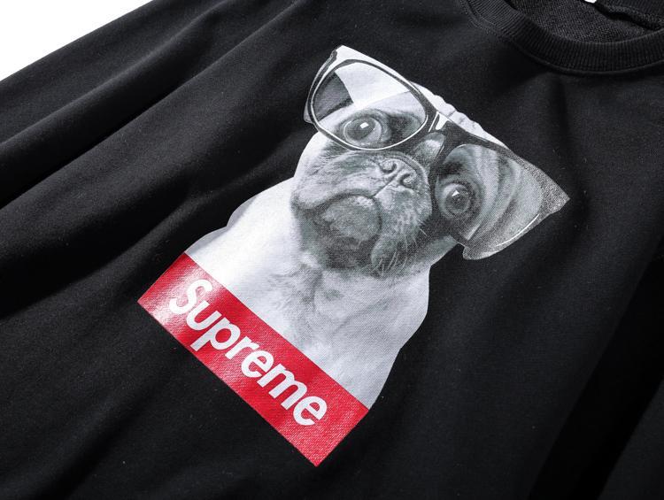 supreme pug shirt