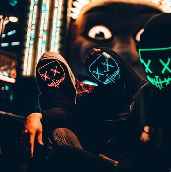 LED Party Masque Masquerade Masks