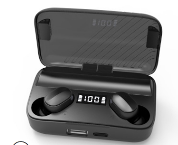 F9 wireless bluetooth headset private model TWS customized battery display touch 5.0
