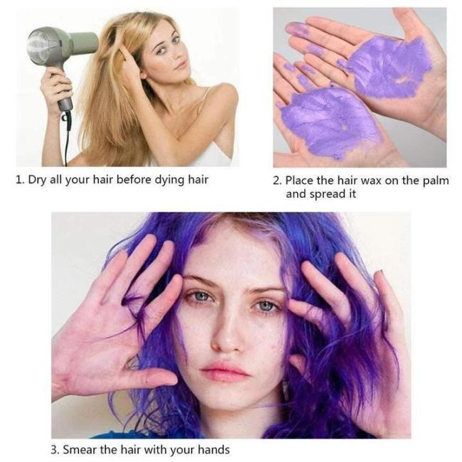 Fashion Colorful Hair Wax