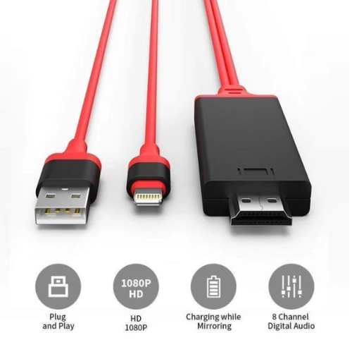 Mobile Adaptor 1080P3-in-1 Lightning HDMI To TV