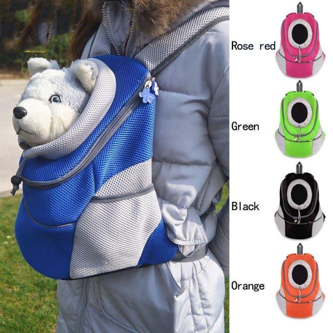 Pet Backpack Dog Bags Dog Carrier Pet Dog Front Bag Puppy Dog Portable Travel Bag Mesh Backpack