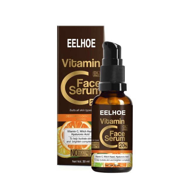 Vitamin C Face Serum - Skin Clearing Serum - Brightening, Anti-Aging Skin Repair, Supercharged Face Serum, Dark Circle, Fine Line & Sun Damage Corrector, Genuine 20% - 30 ml
