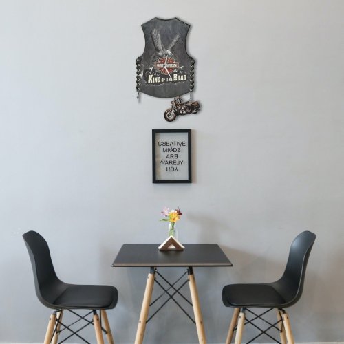 Harley Vest Wall Clock (Gifts for riders)