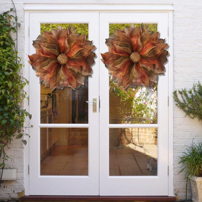 Fall Leaves Flower Wreath-The Latest Home Atmosphere Decoration