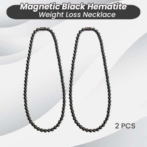Magnetic Black Hematite Weight Loss Necklace