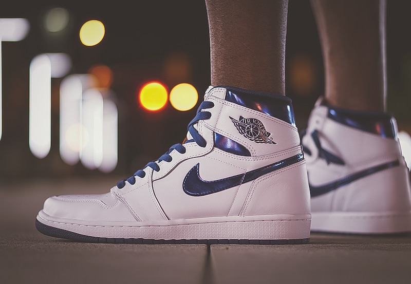 Jordan 1 Retro Metallic Navy - m 