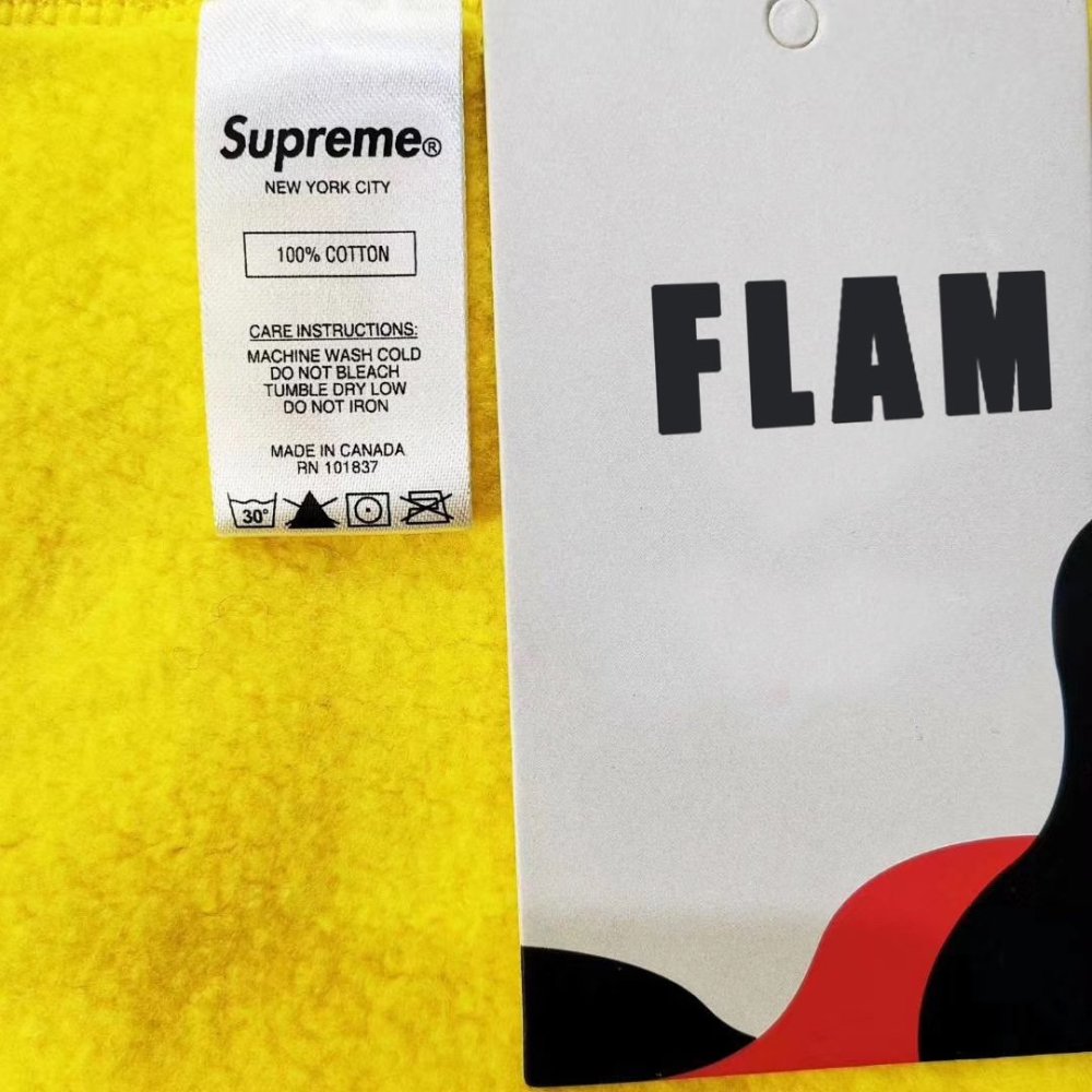 Supxxx Bandana Box Logo Hoodie Yellow M Flamsneaker Com