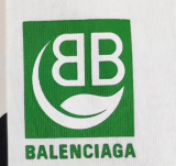 BLCG GREEN LOGO REGULAR T-SHIRT Green Logo Regular T-shirt in white
