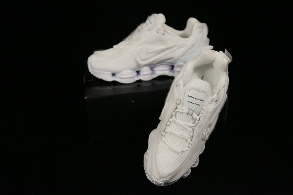 Nike Shox TL Comme des Garcons White - m.flamsneaker.com