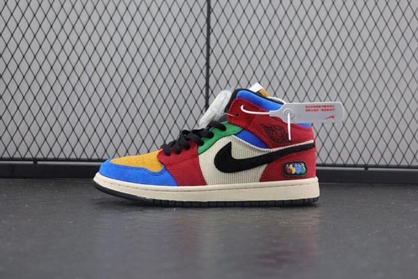 jordan 1 mid se fearless blue the great