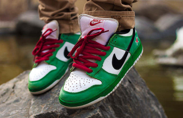 Buy Dunk Low Pro SB Heineken 304292 302 GOAT 55 OFF