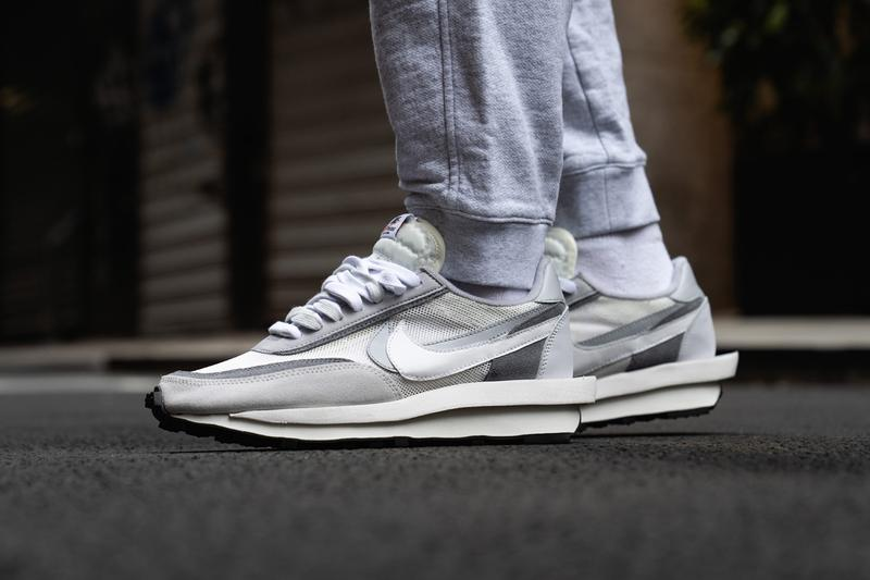 nike ld waffle white grey