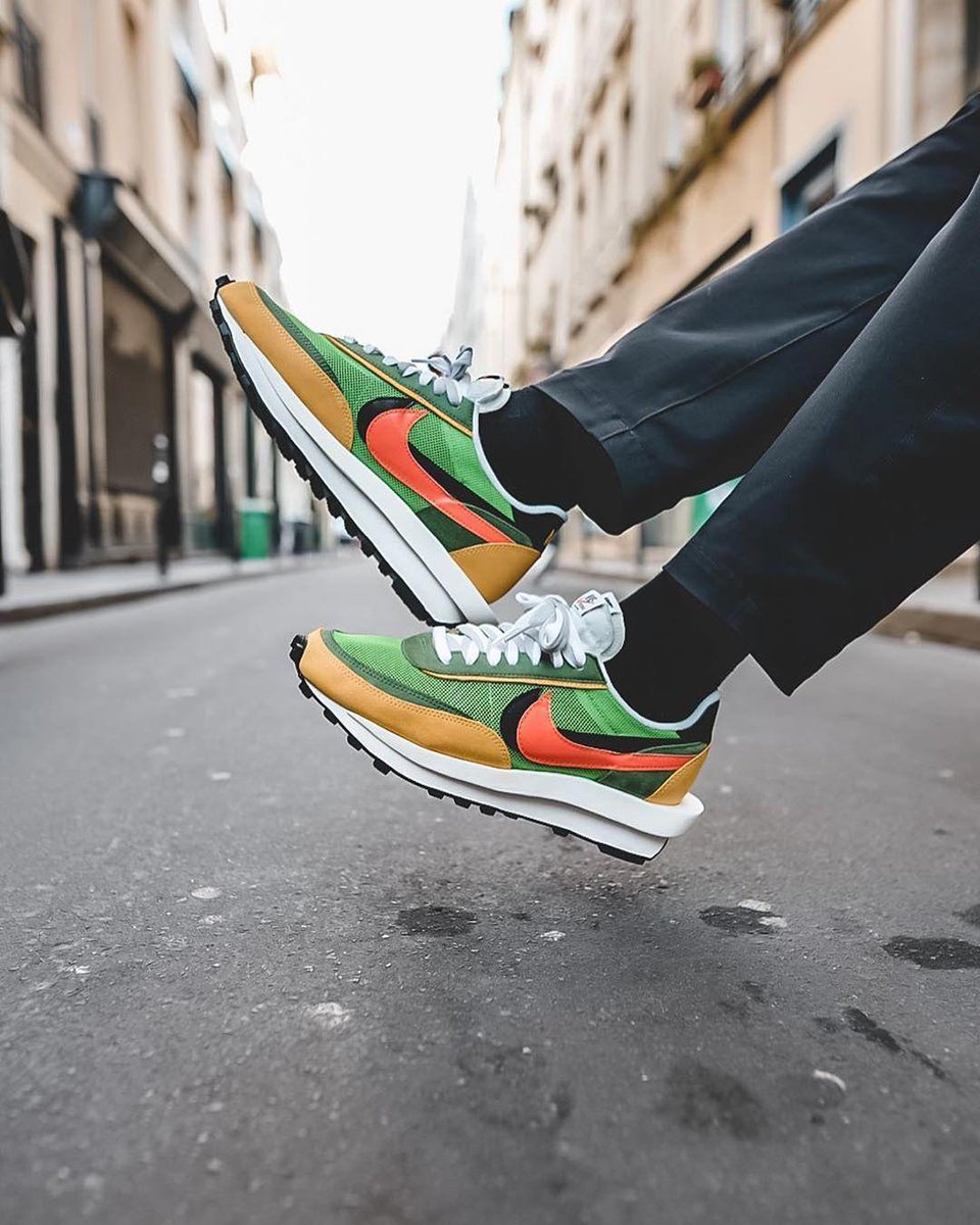 ld waffle sacai green multi