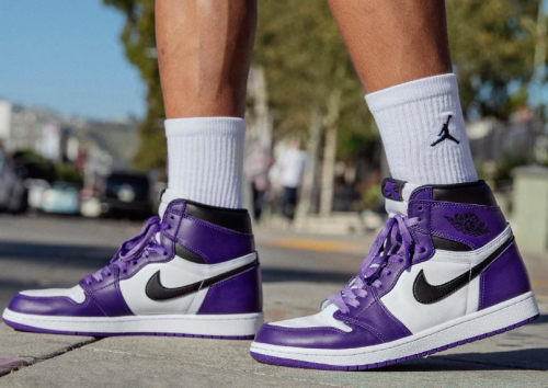 Air Jordan 1 New Court Purple White