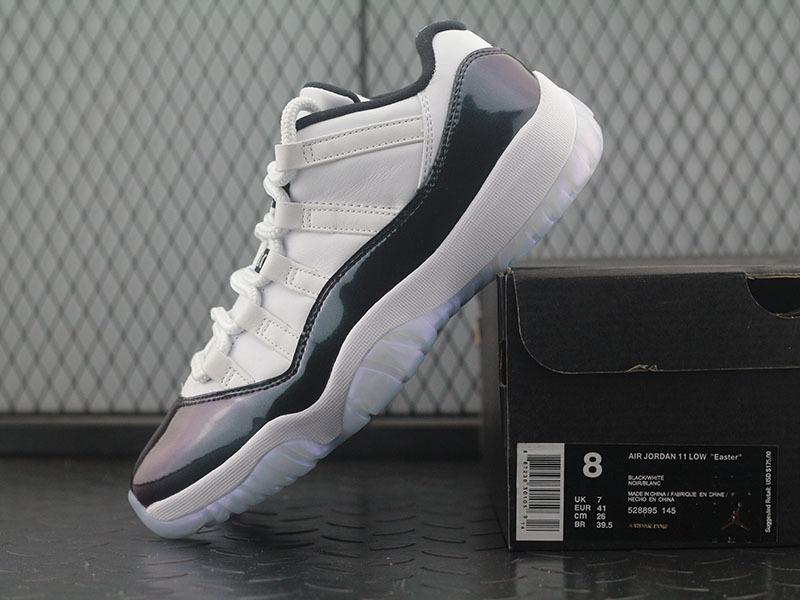 Jordan 11 Retro Low Easter/Emerald - m 