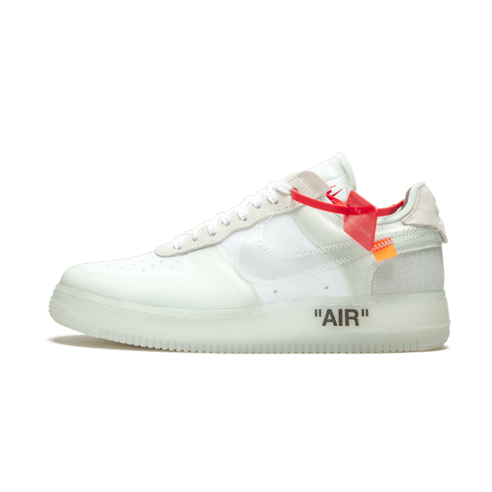 air force 1 off white transparent