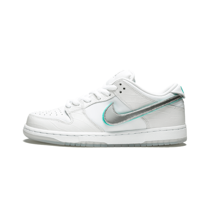 diamond dunks white