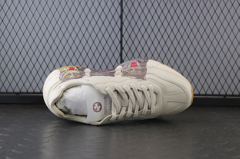 men's rhyton leather sneaker with wave