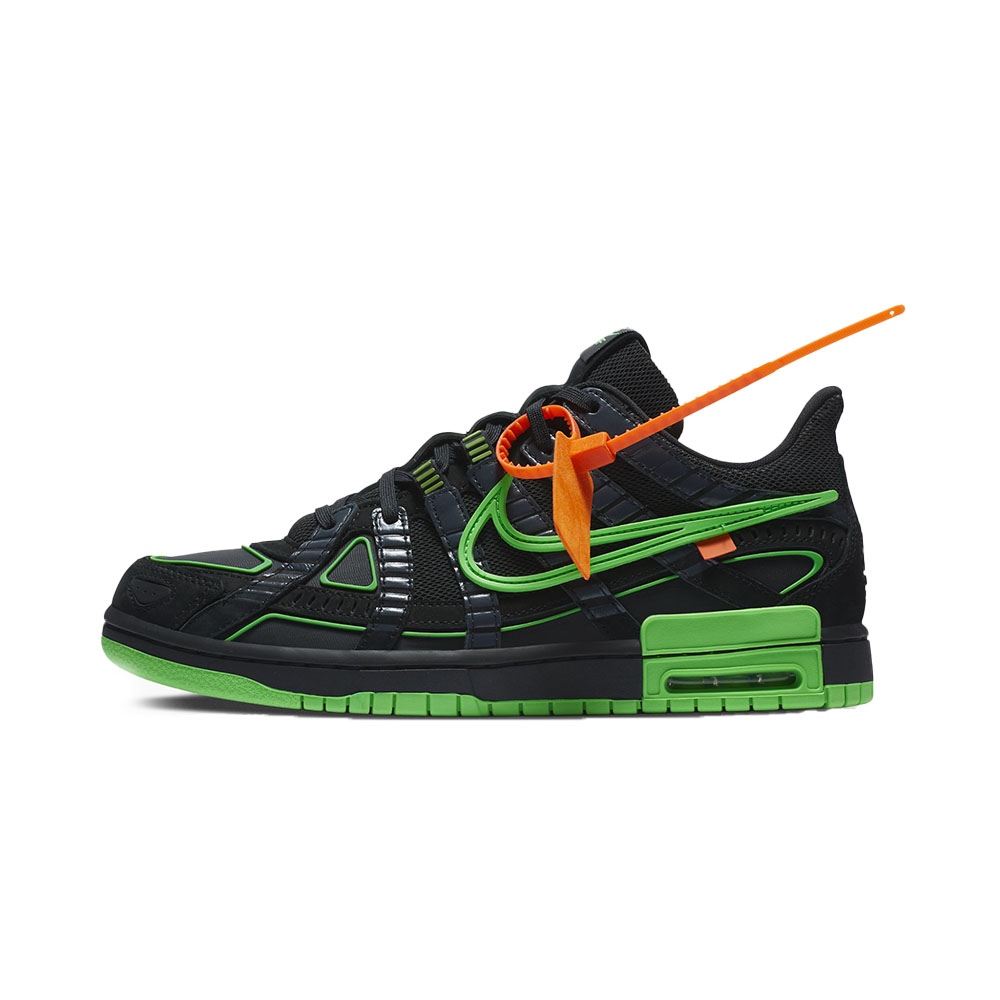 off white dunks lime green