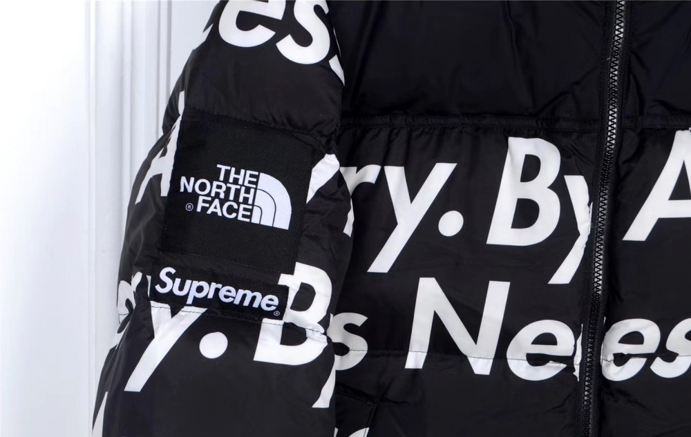 Supxxx The North Face By Any Means Nuptse Jacket Black - m.flamsneaker.com