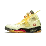 OFF-WHITE x Air Jordan 5 “Sail”